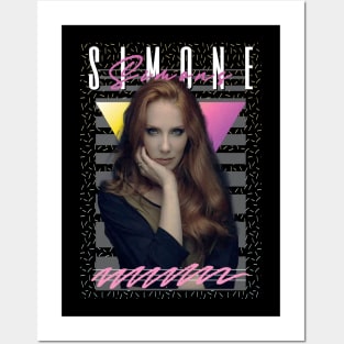 Epica /// Simone Simons Retro Style Fan Art Posters and Art